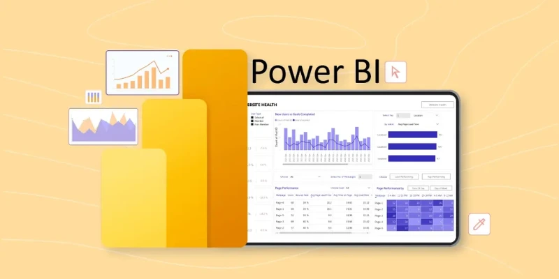 How does Power BI convert data into visual insights?